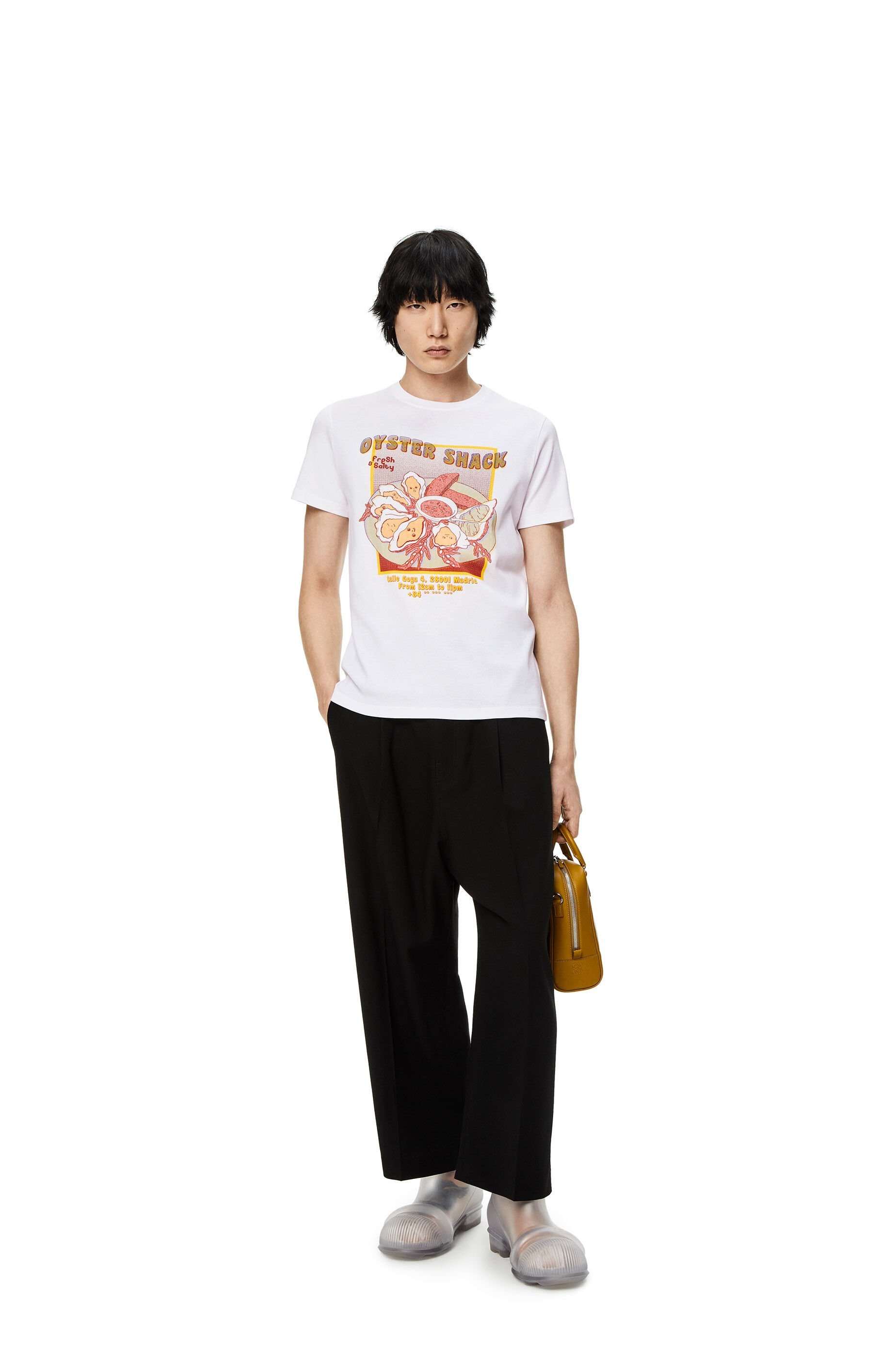 Oyster print T-shirt in cotton - 2