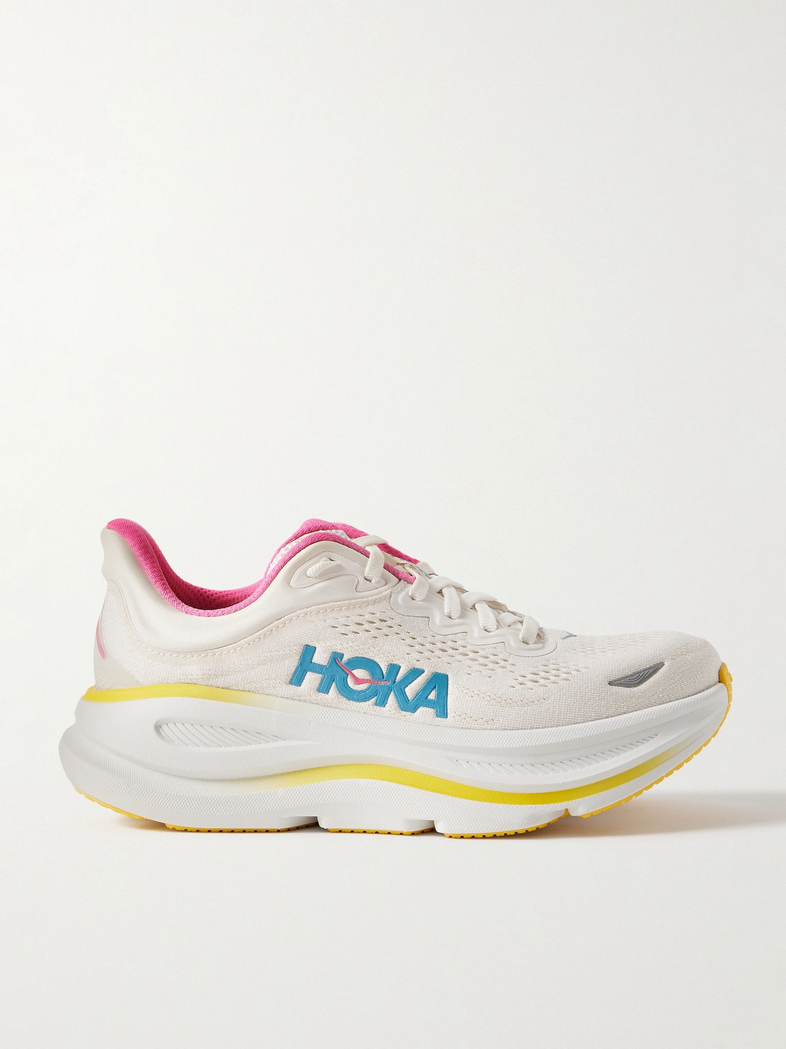 Bondi 9 rubber-trimmed mesh sneakers Off-white - 1