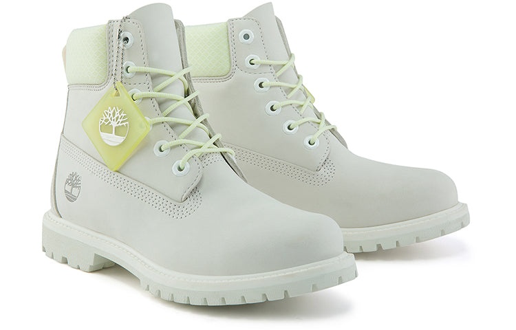 (WMNS) Timberland Premium 6 Inch Waterproof Wide Fit Boot 'Bright White Waterbuck' A2HYSW - 4