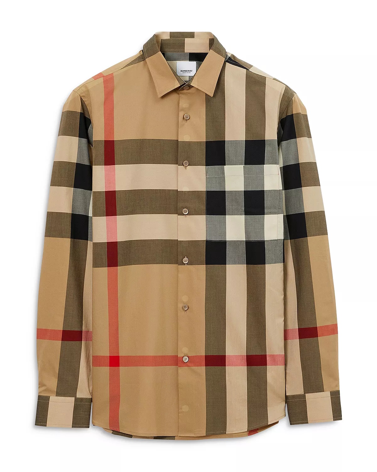 Summerton Cotton Poplin Check Slim Fit Button Down Shirt - 7