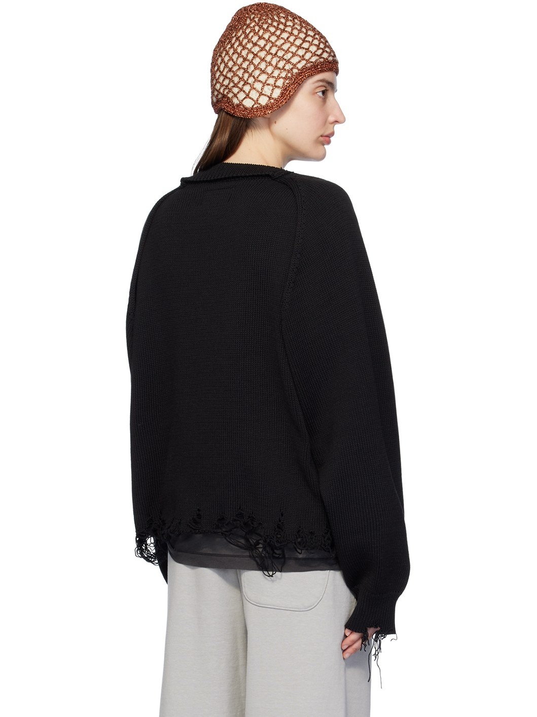 Black 2Way Sleeve Cardigan - 3