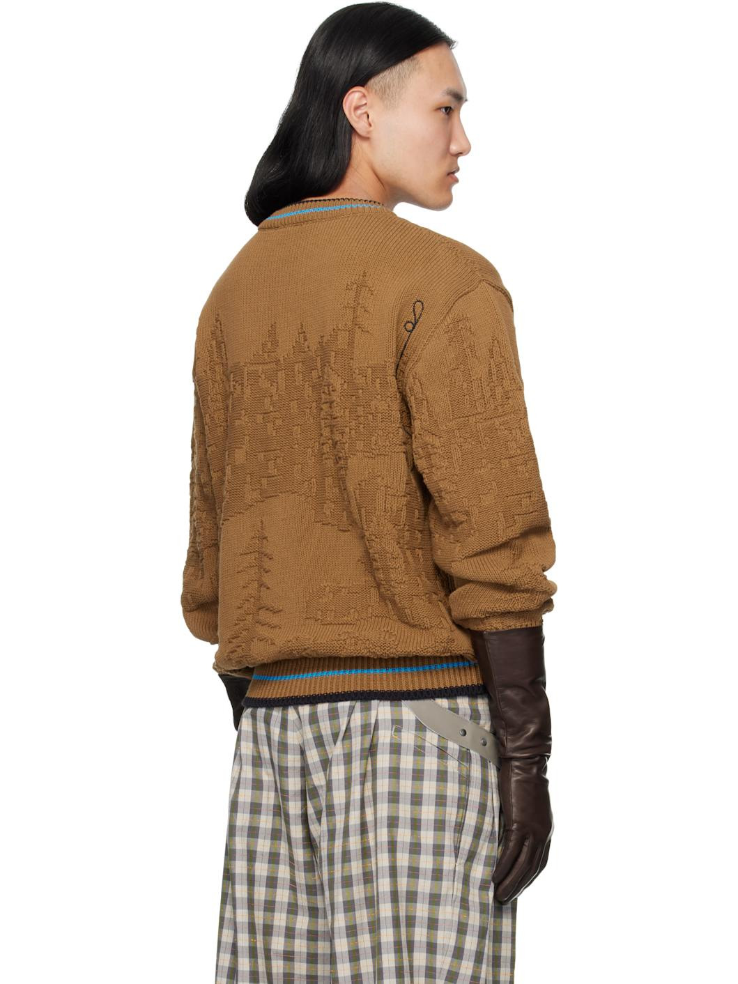 Brown Fitz Sweater - 3