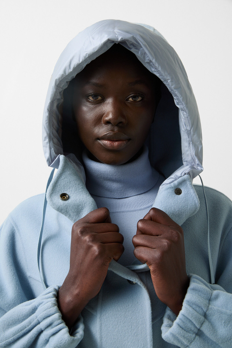 Doubleface jacket Mariet in Light blue 8