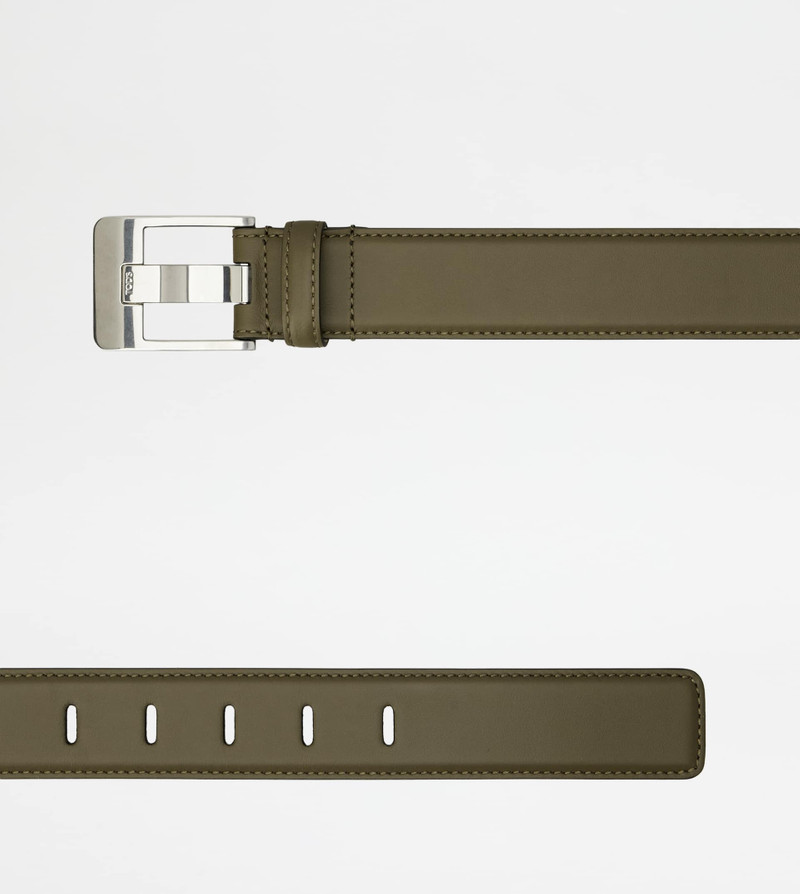 Tod's BELT IN LEATHER - GREEN outlook