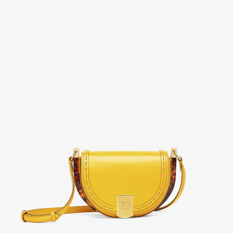 Yellow leather bag - 1