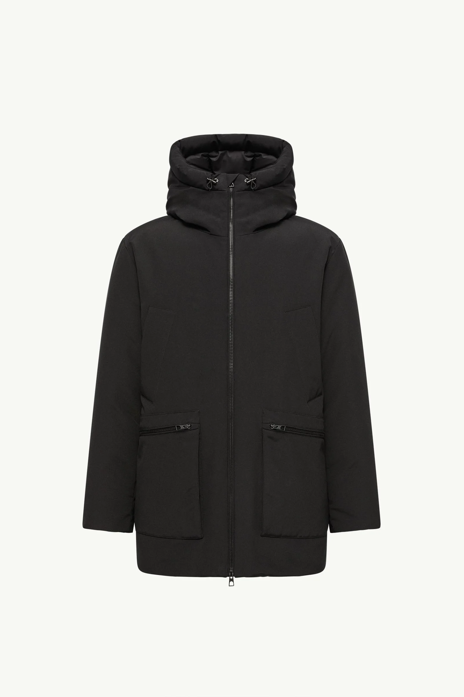 Aurino Hooded Mid-Length Parka - 1