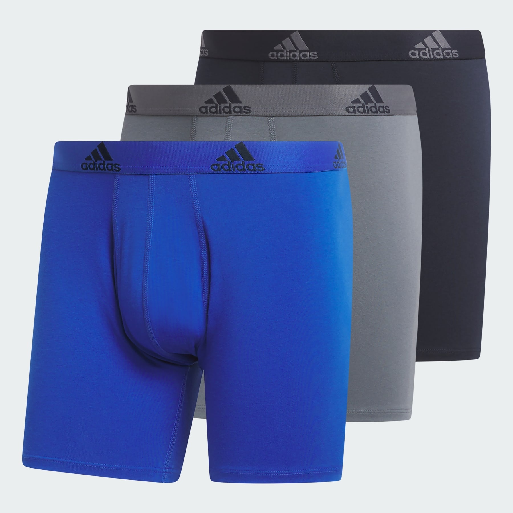 Stretch Cotton 3-Pack Boxer Briefs - 1