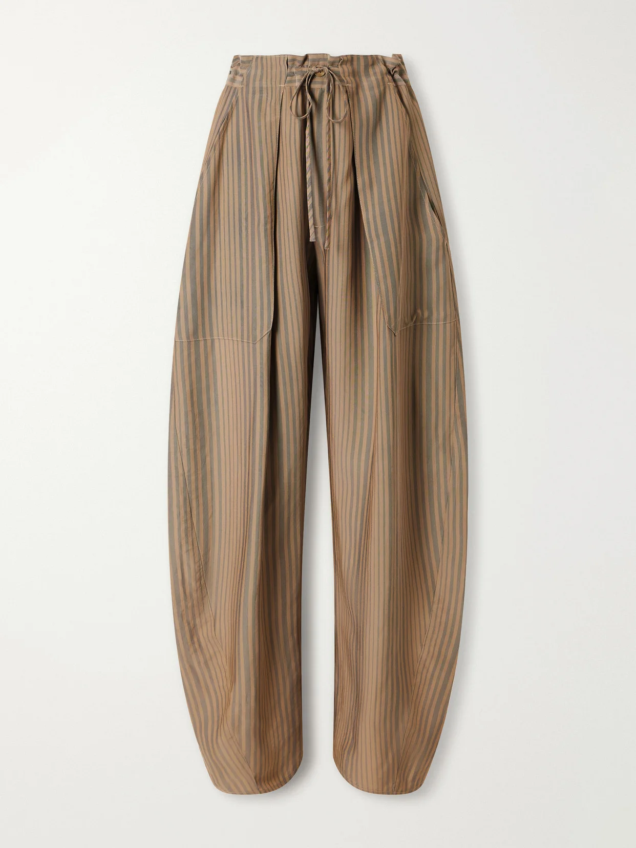 Clemence Striped Twill Wide-leg Pants - 1
