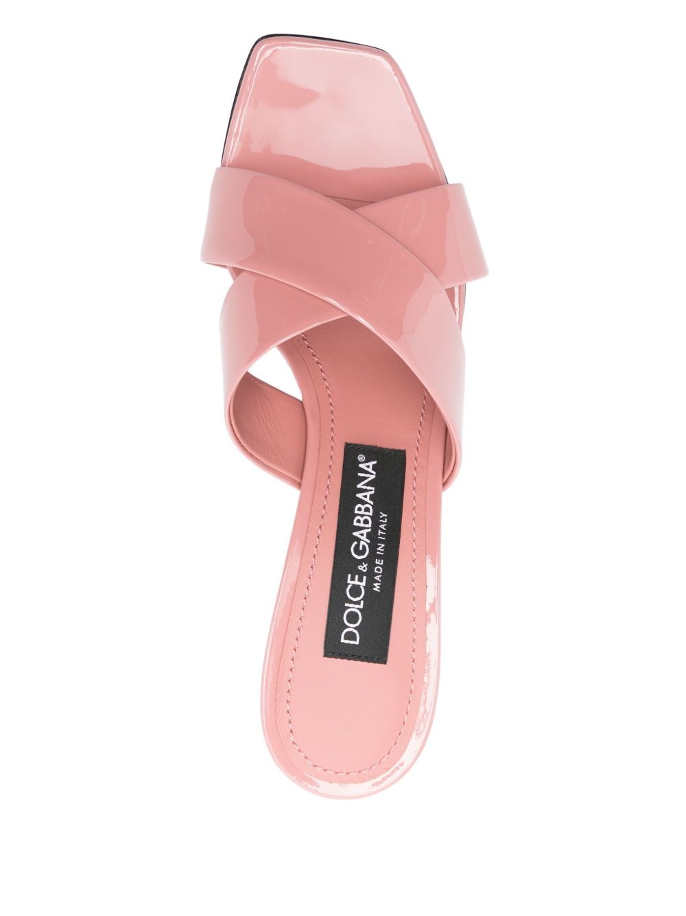 80mm patent leather 3.5 mules - 4