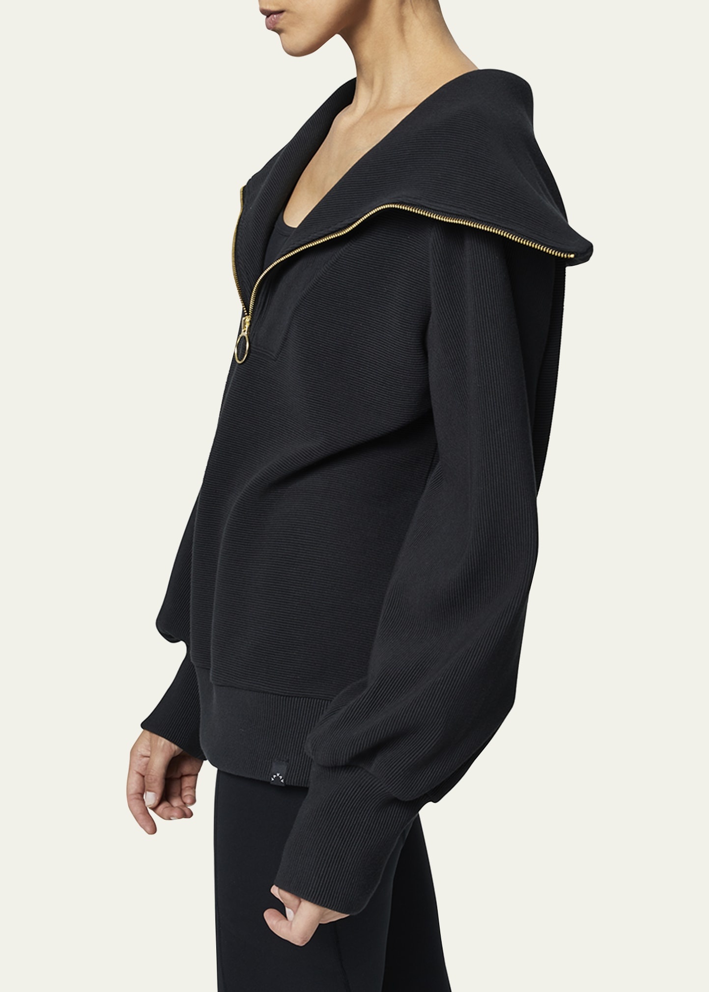 Vine Oversized 1/2-Zip Pullover Sweatshirt - 4
