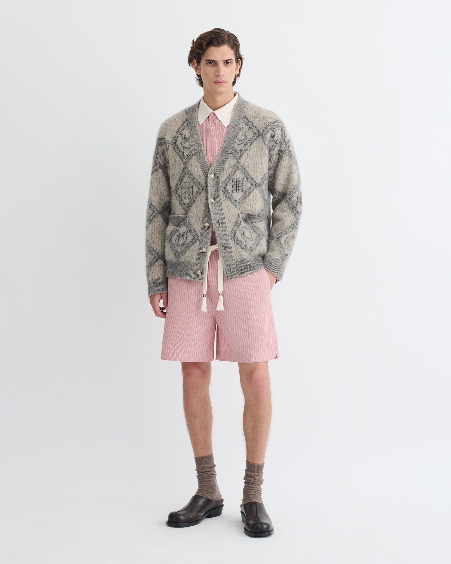 Brushed Alpaca Cardigan - 4