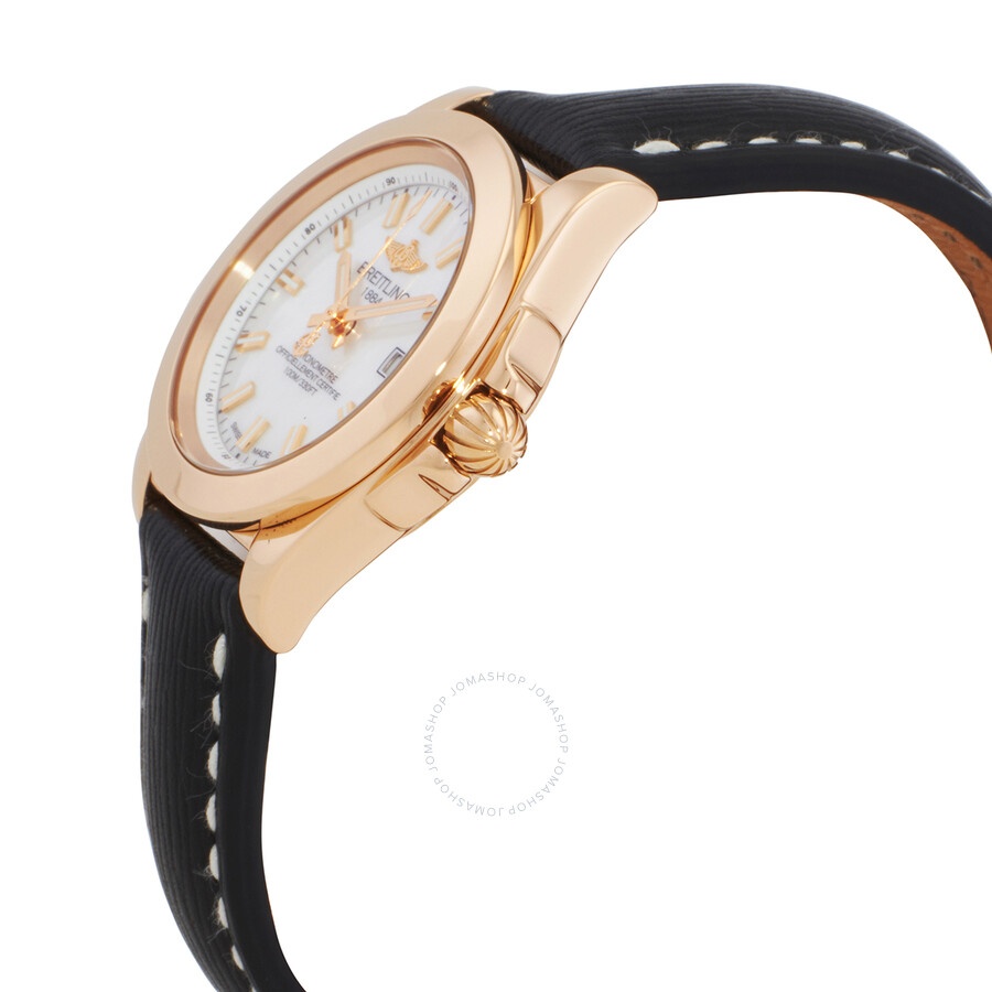Breitling Galactic 32 Sleek Edition Automatic White Mother of Pearl Dial Ladies Watch H7133012/A802- - 2