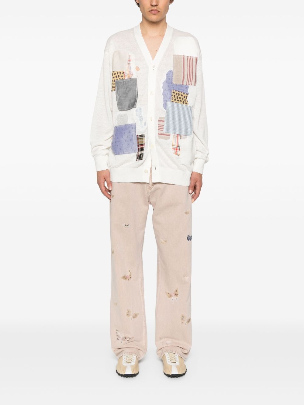 linen cardigan - 2
