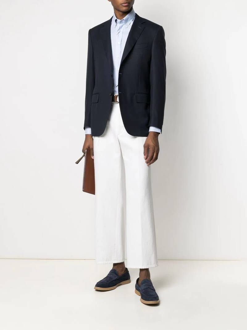 Canali single-breasted blazer outlook