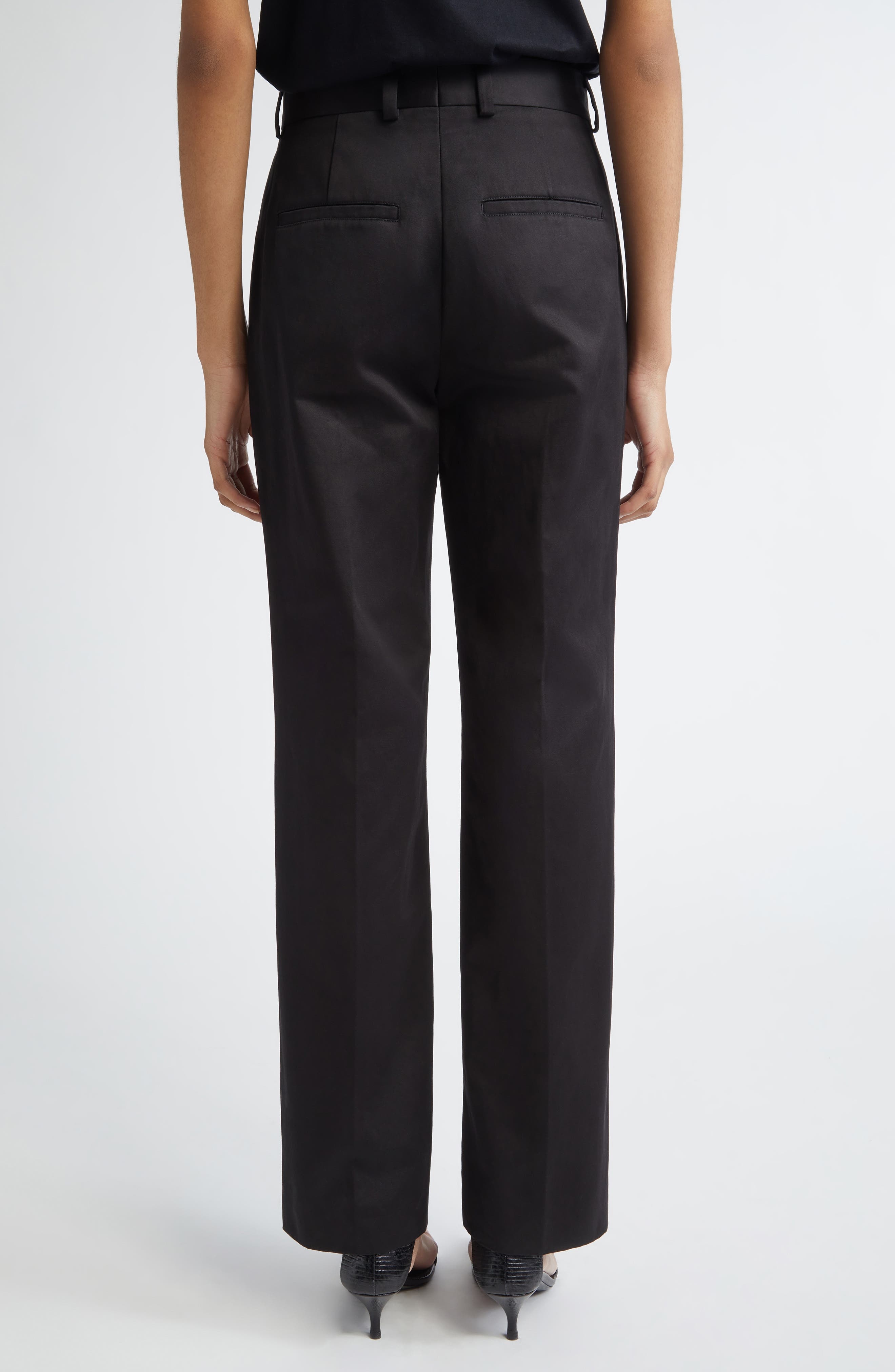 TOTEME Tailored Chinos in Black at Nordstrom - 3