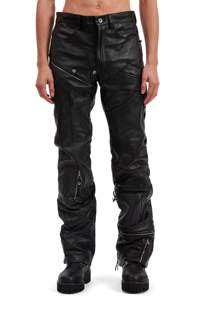 FRAGMENTED LEATHER TROUSER 3