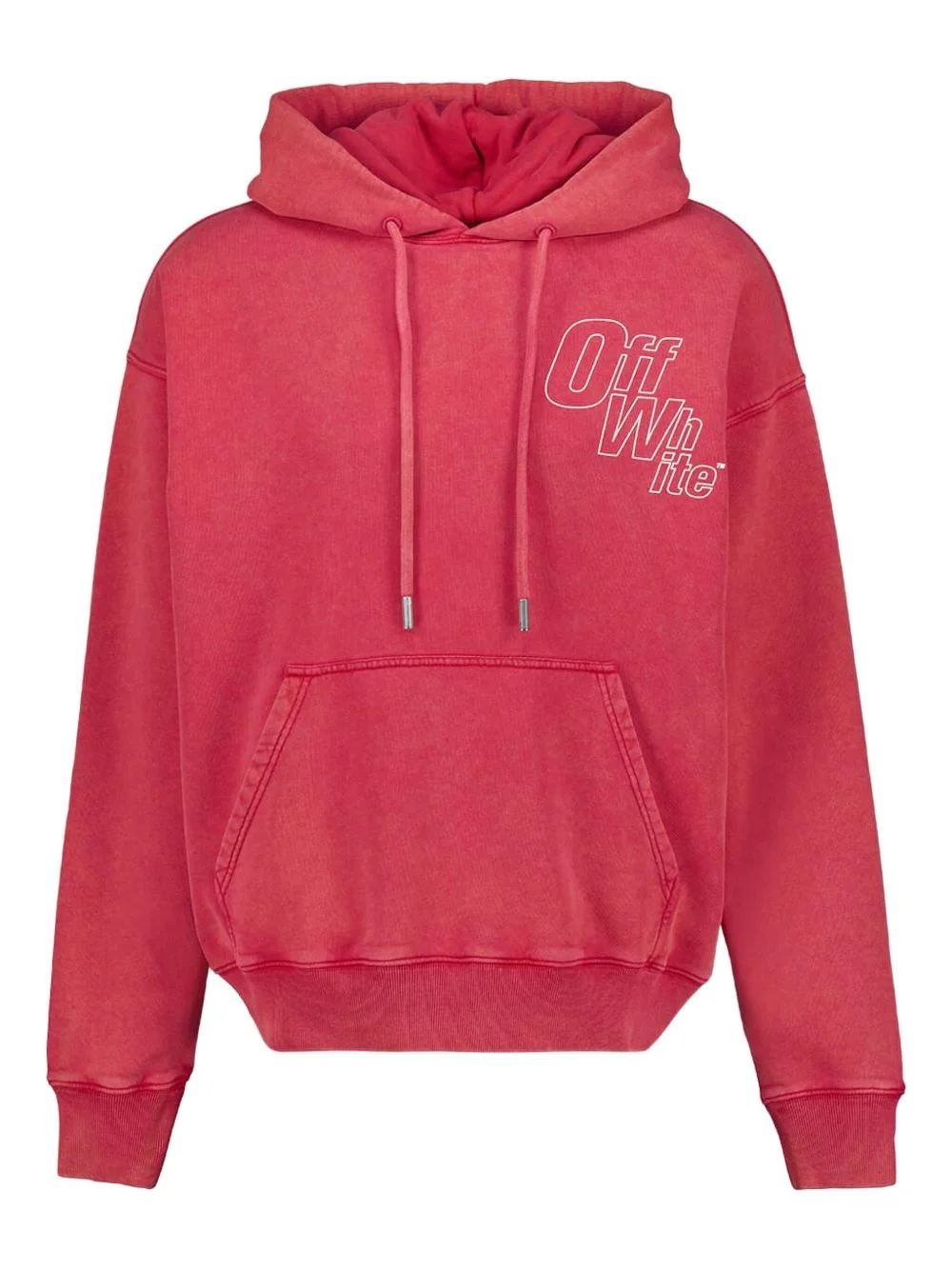 logo-print hoodie - 1