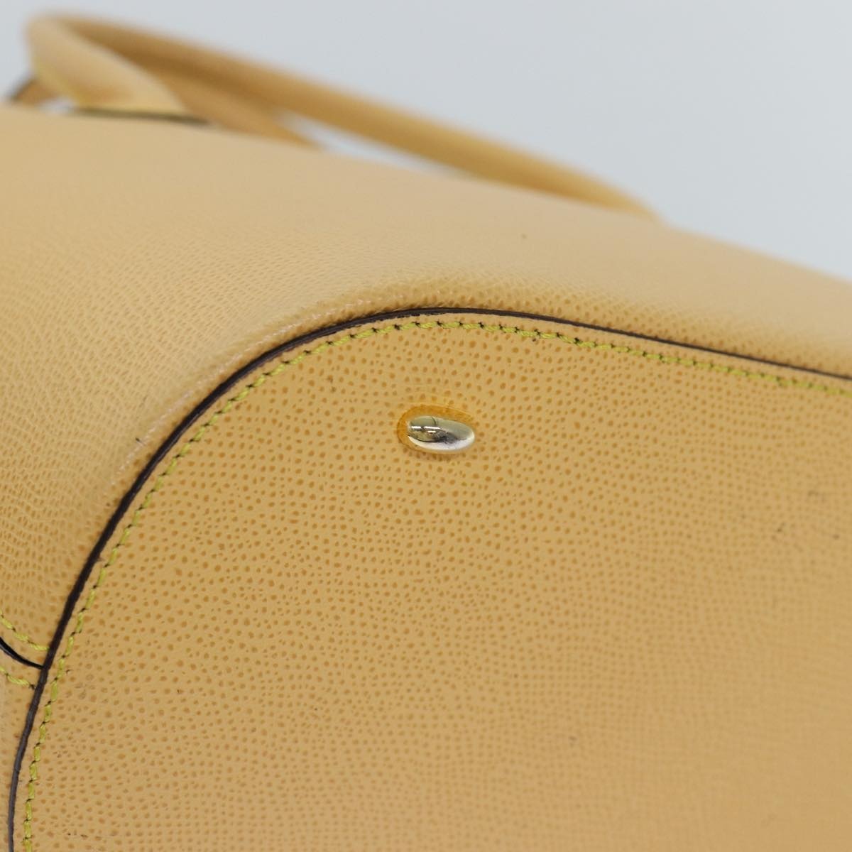 CELINE Hand Bag Leather Yellow - 13