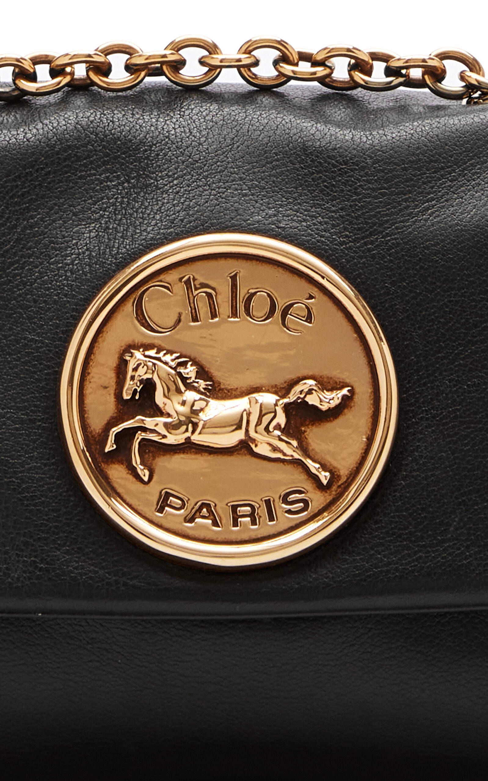 Leather Shoulder Bag black - 7