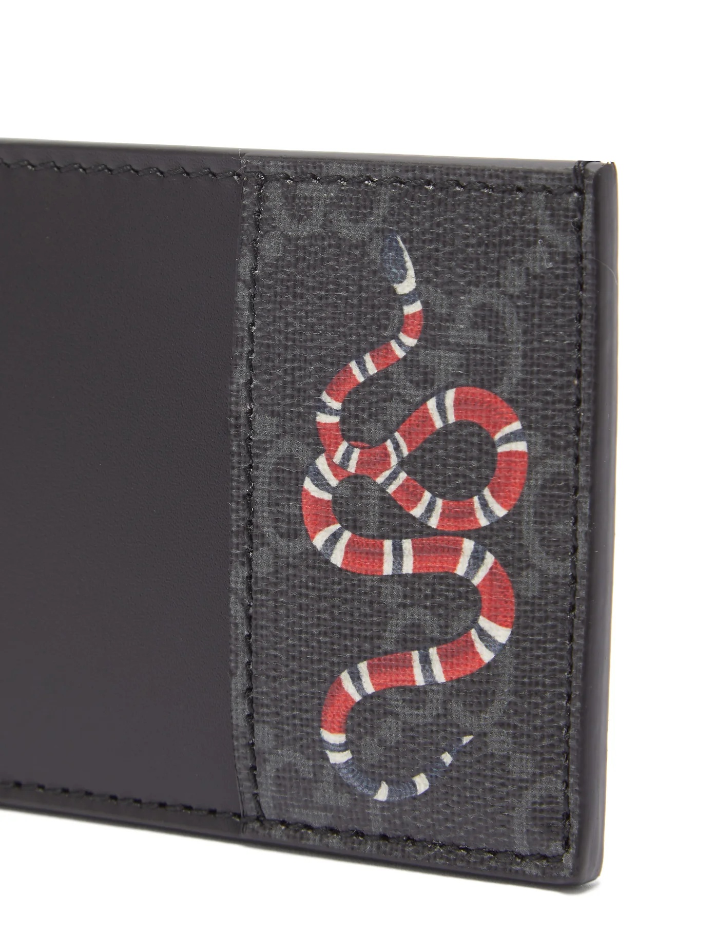 GG Supreme snake-print cardholder - 5