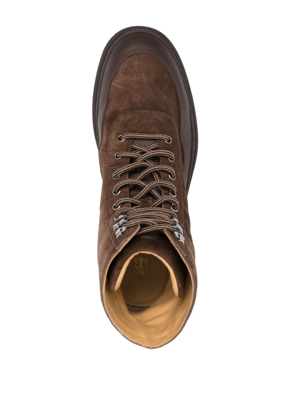 lace-up suede ankle boots - 4