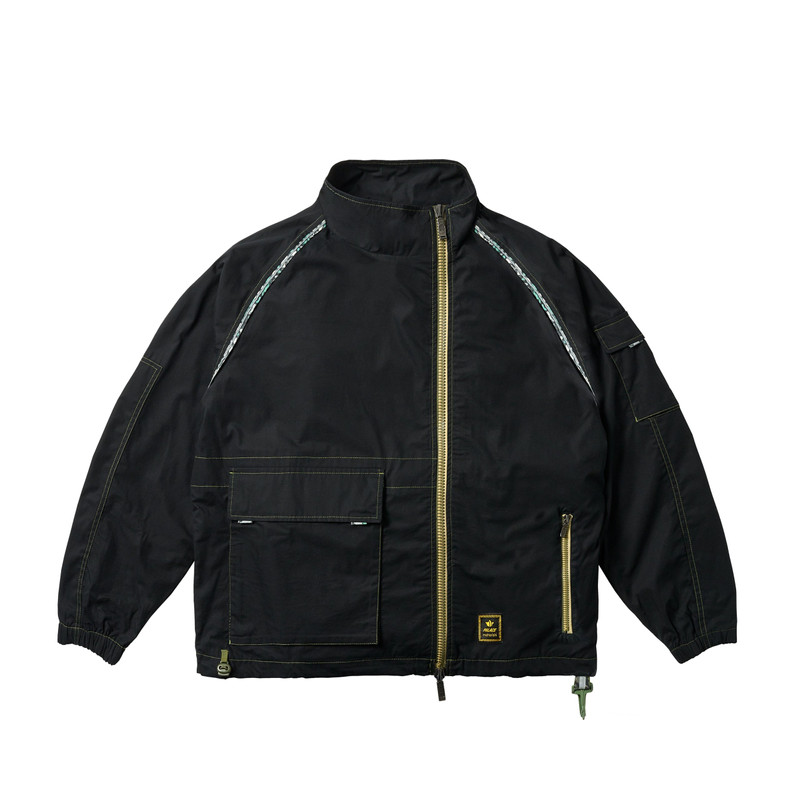 PALACE MAHARISHI ASYMETRIC TRACK JACKET BLACK - 1