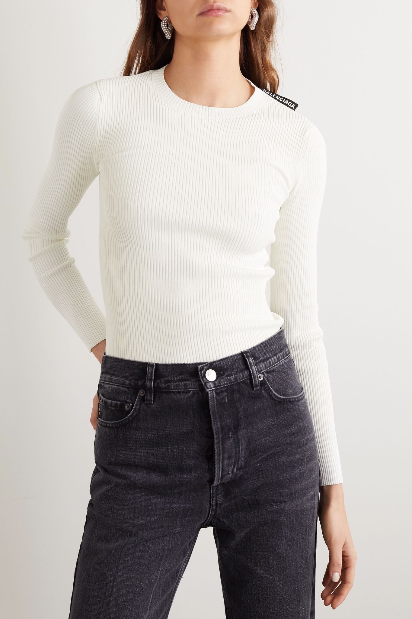 Ribbed-knit sweater - 3