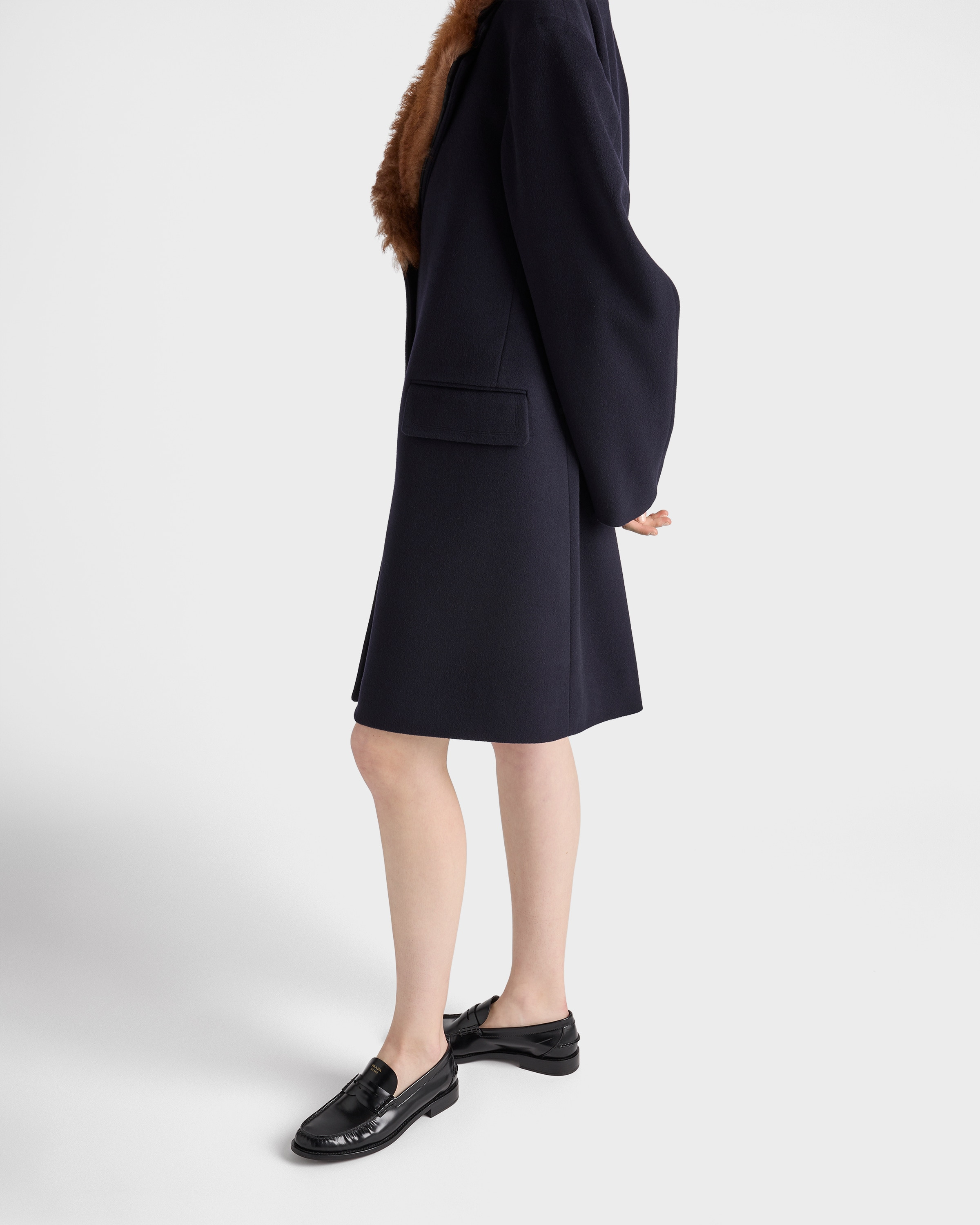 Single-breasted cloth coat - 4