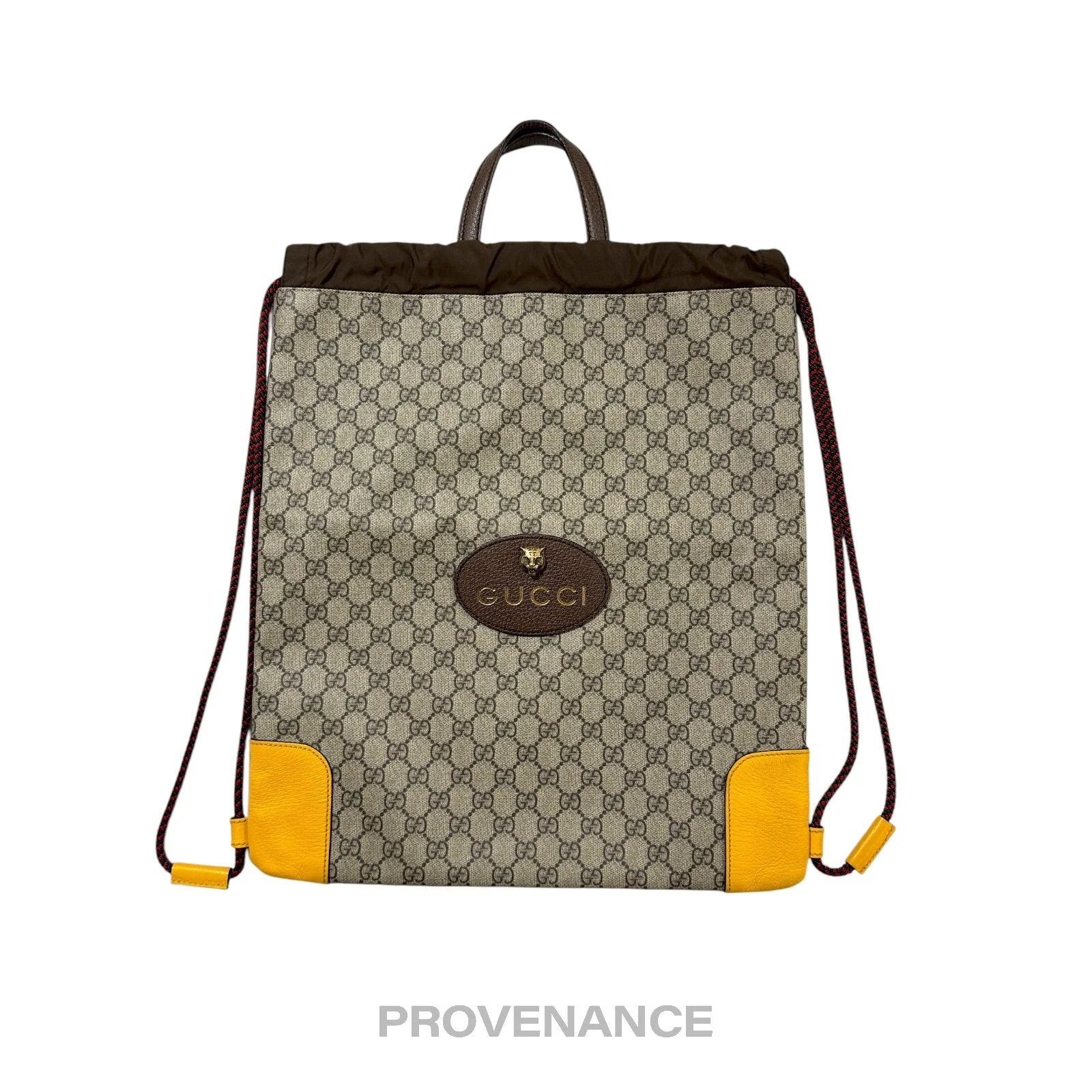 Gucci Neo Vintage Drawstring Tote Backpack - GG Canvas - 1