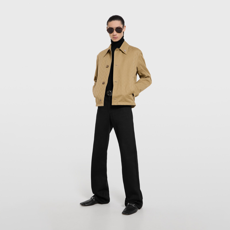 GUCCI GG cotton gabardine jacket outlook