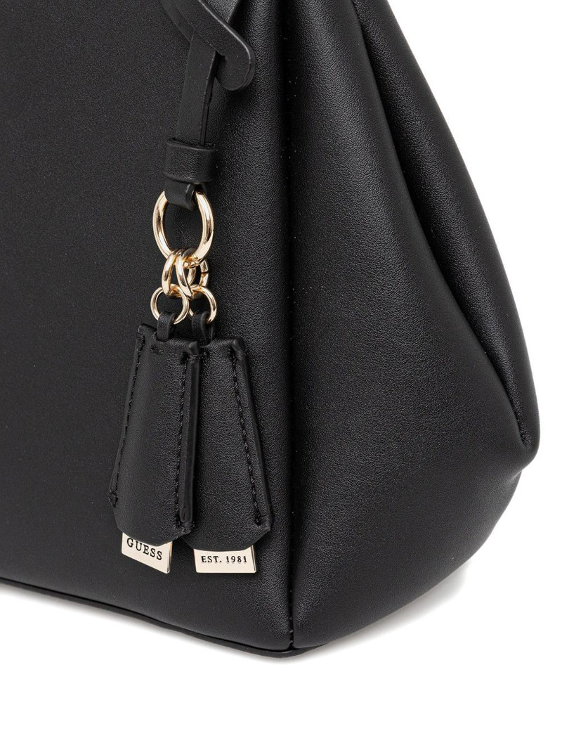 top-handle charm-detail tote bag 4