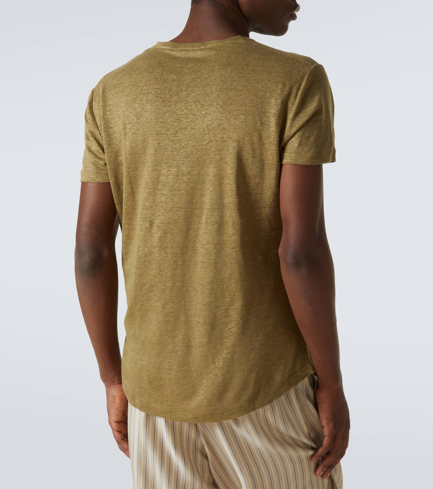 OB-T linen jersey T-shirt - 4