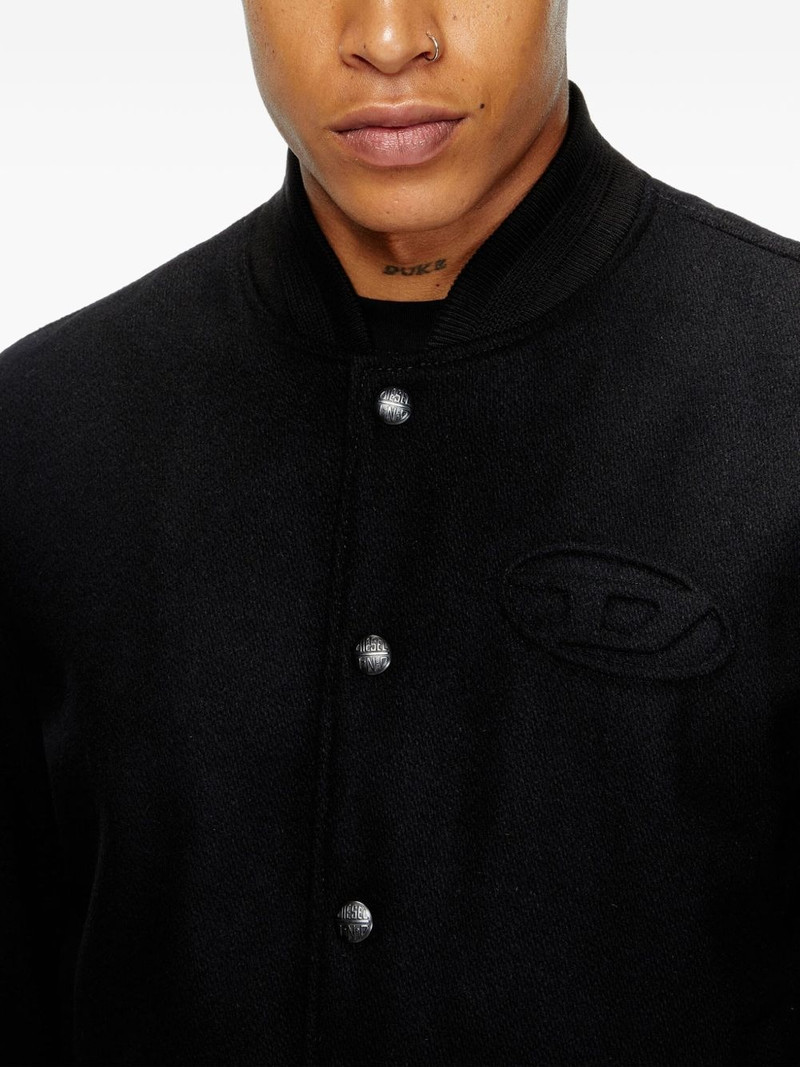 embroidered logo bomber jacket 5