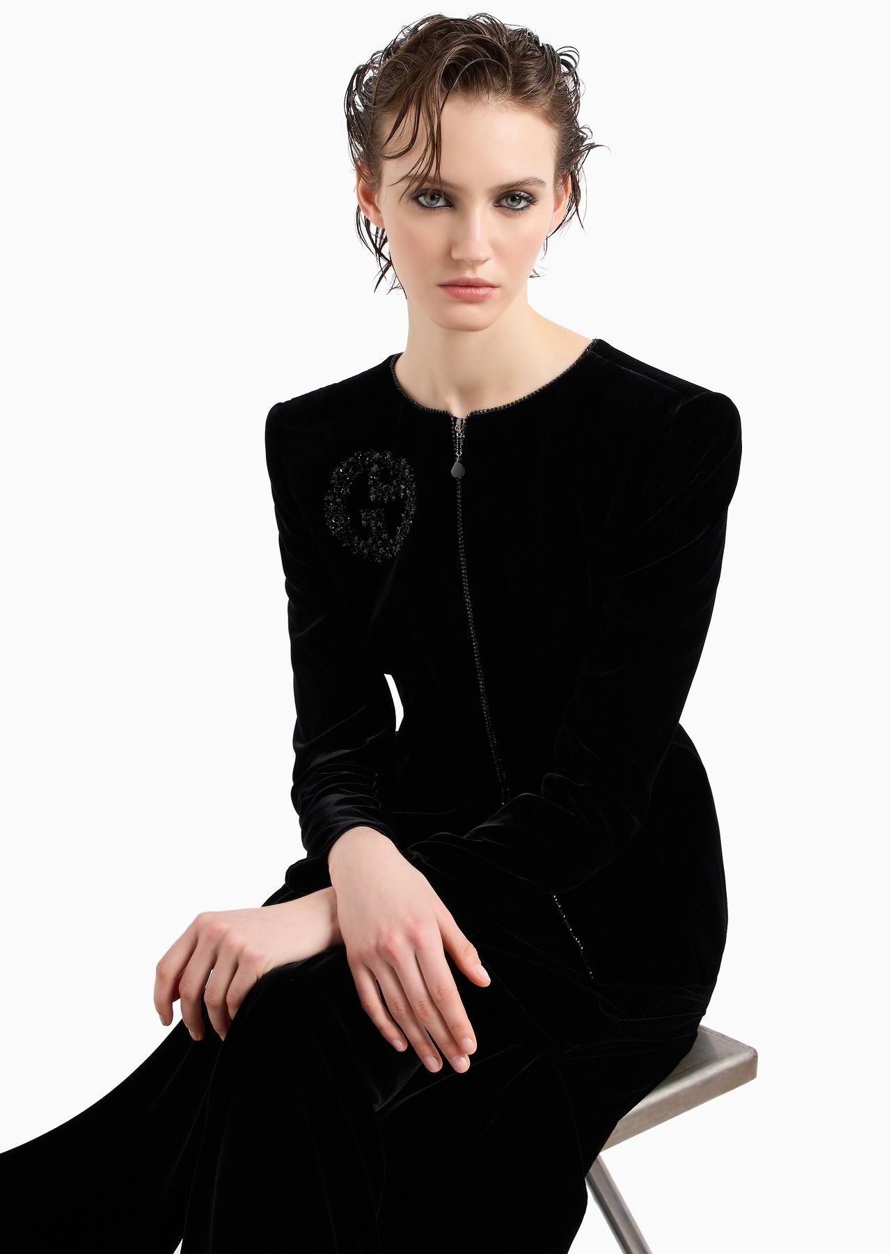 Silk velvet culottes - 6