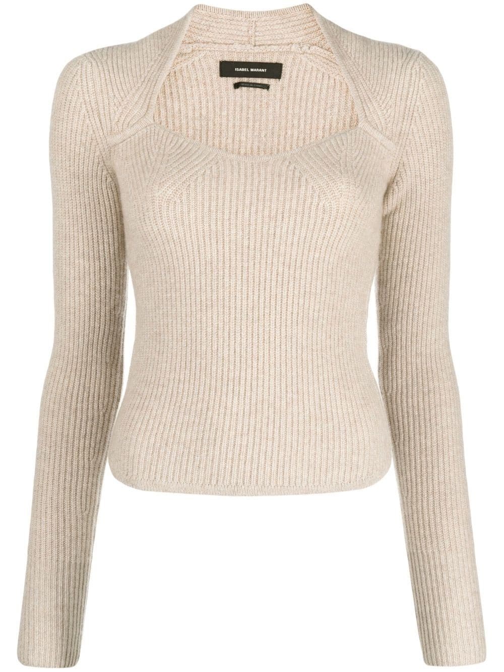 Bailey sweetheart neck jumper - 1