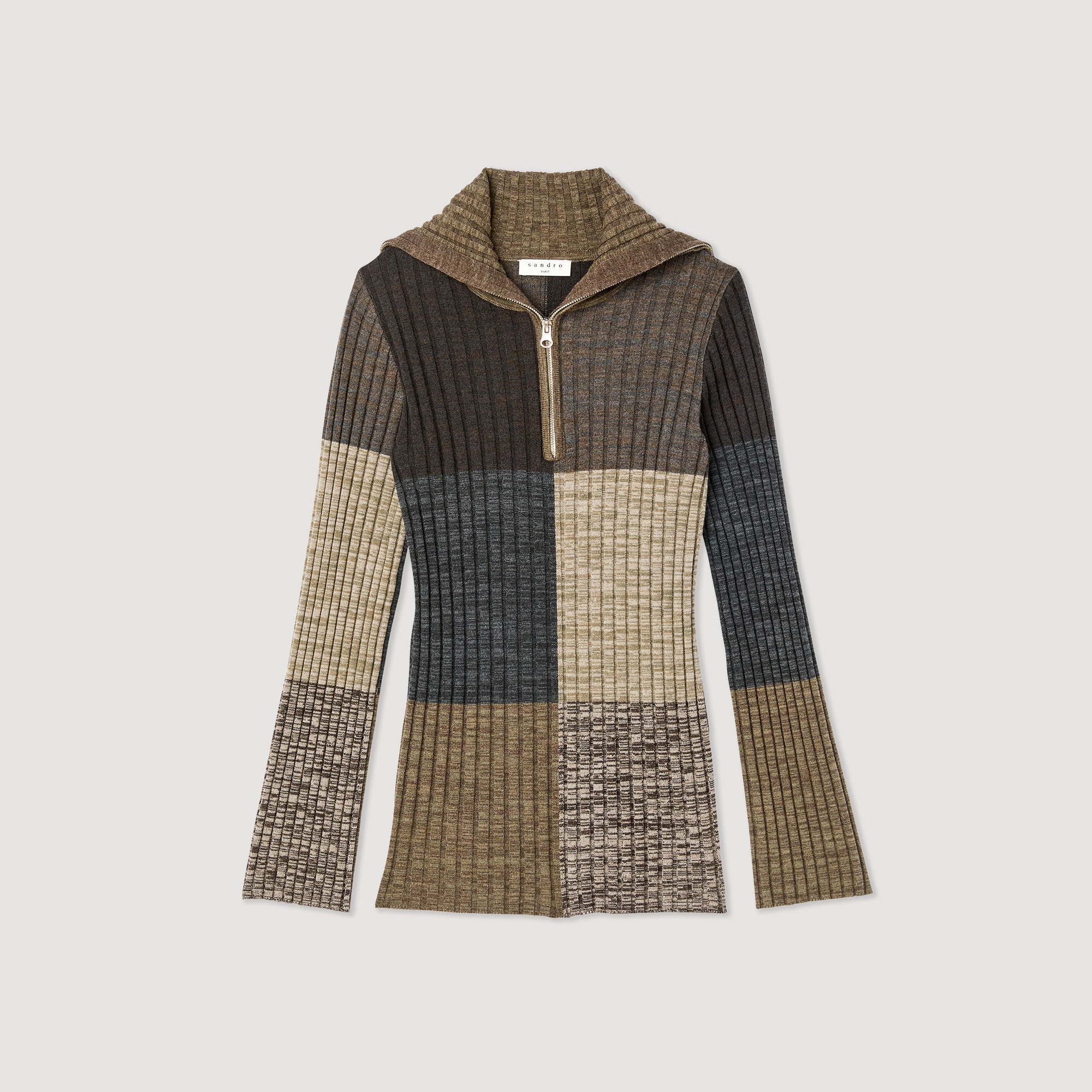 Trucker-neck sweater - 1