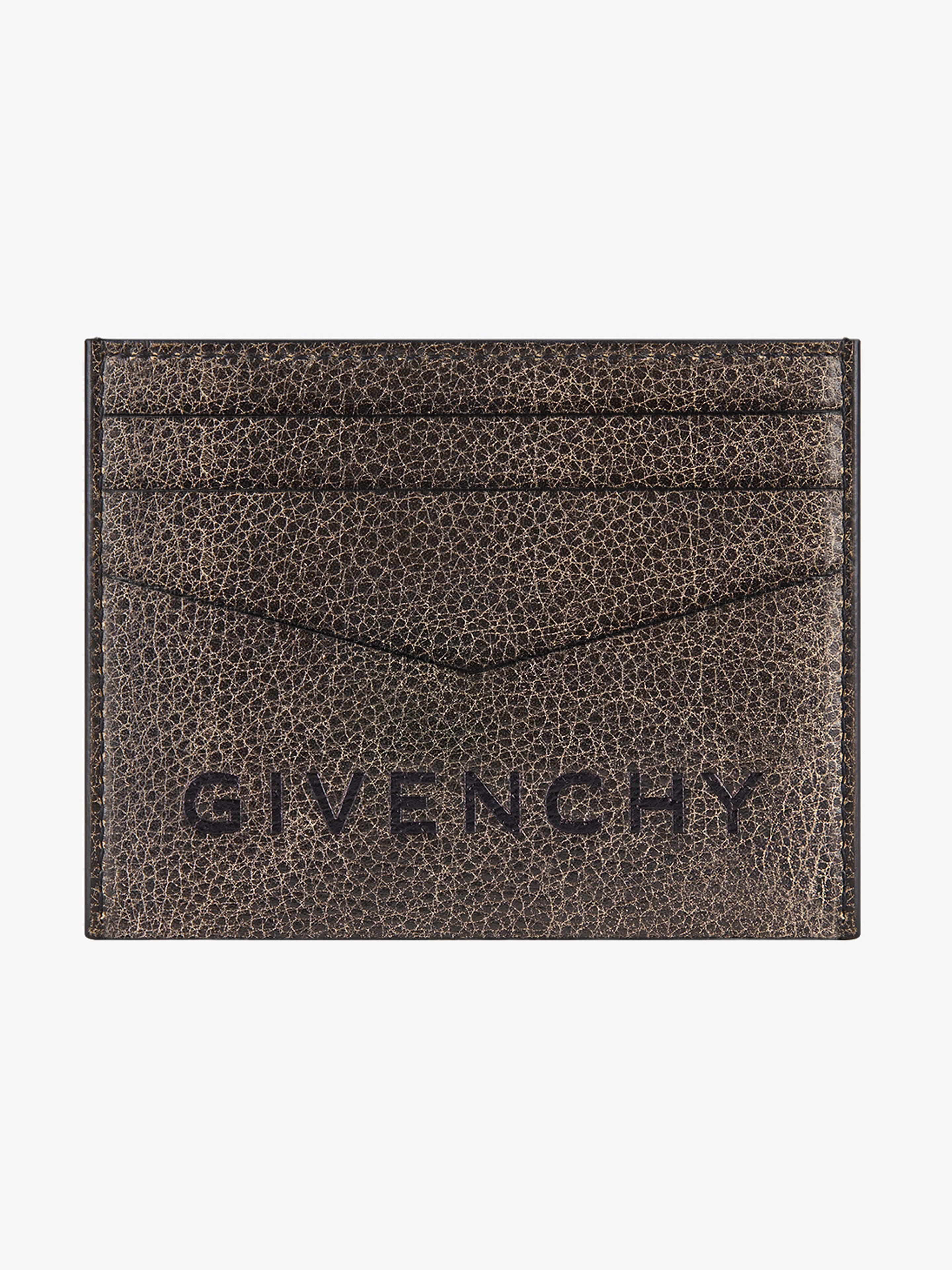 GIVENCHY CARD HOLDER IN CRACKLED LEATHER - 2