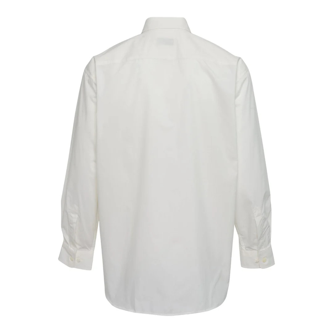 Loose Fit Placed Dragon Flower Shirt - 2
