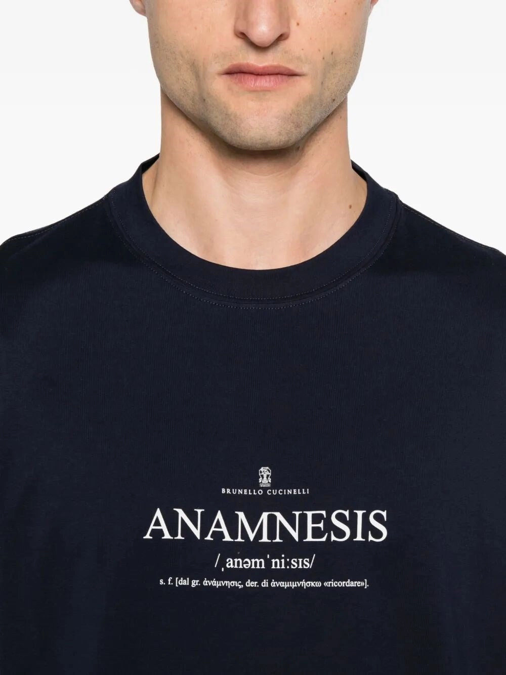 Brunello Cucinelli Men T-Shirt With Print - 3