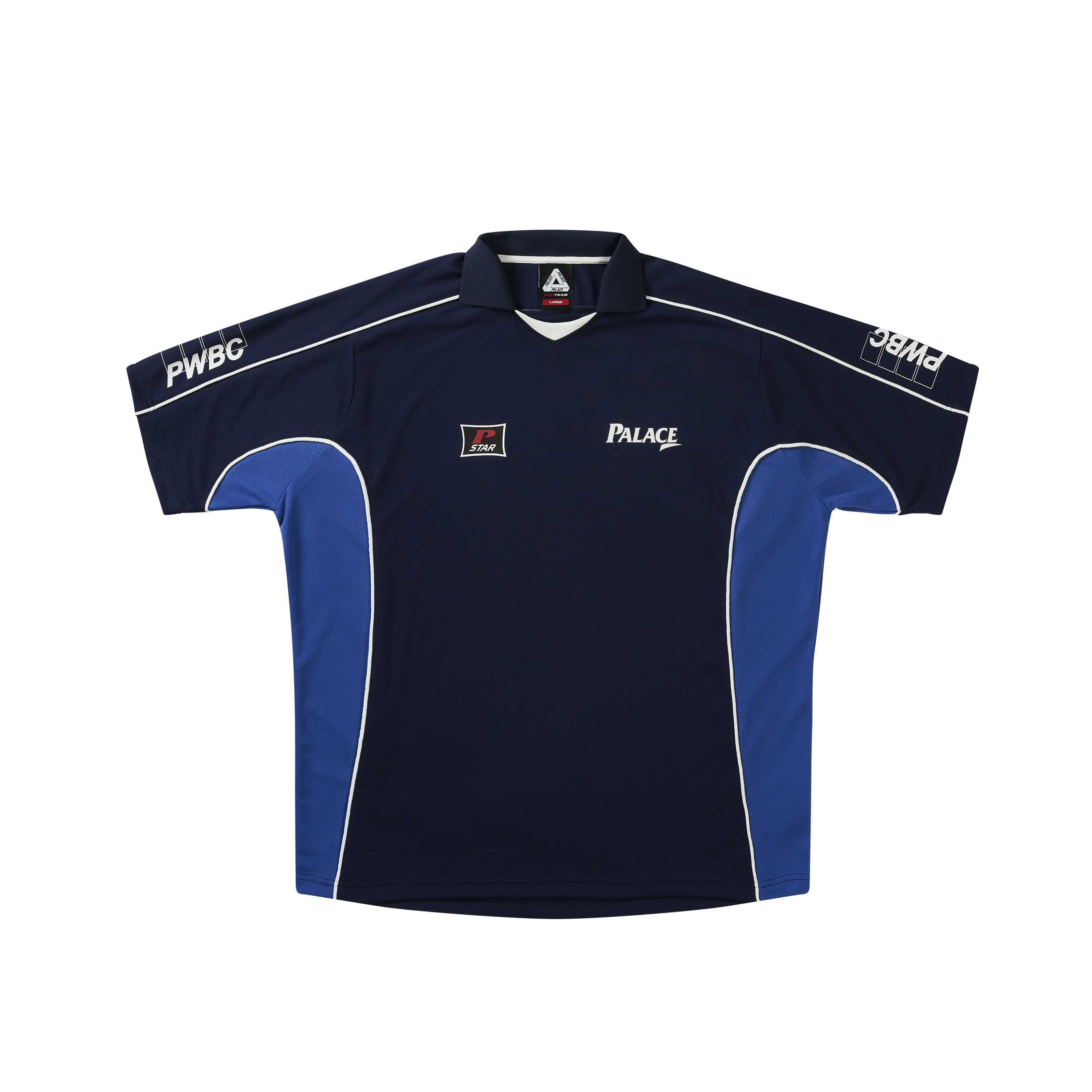 PALACE GOLF MESH POLO NAVY - 1