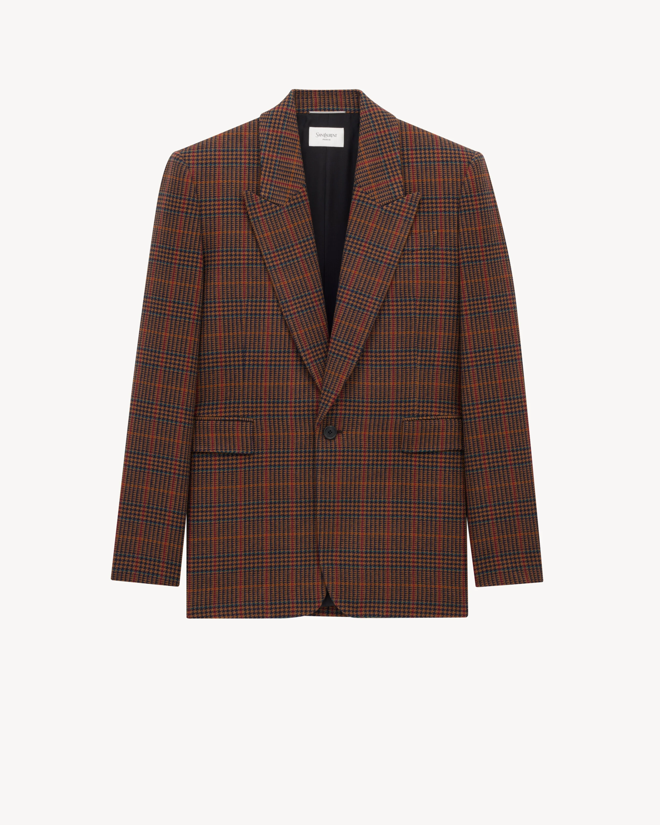 JACKET IN PRINCE OF WALES WOOL - 1