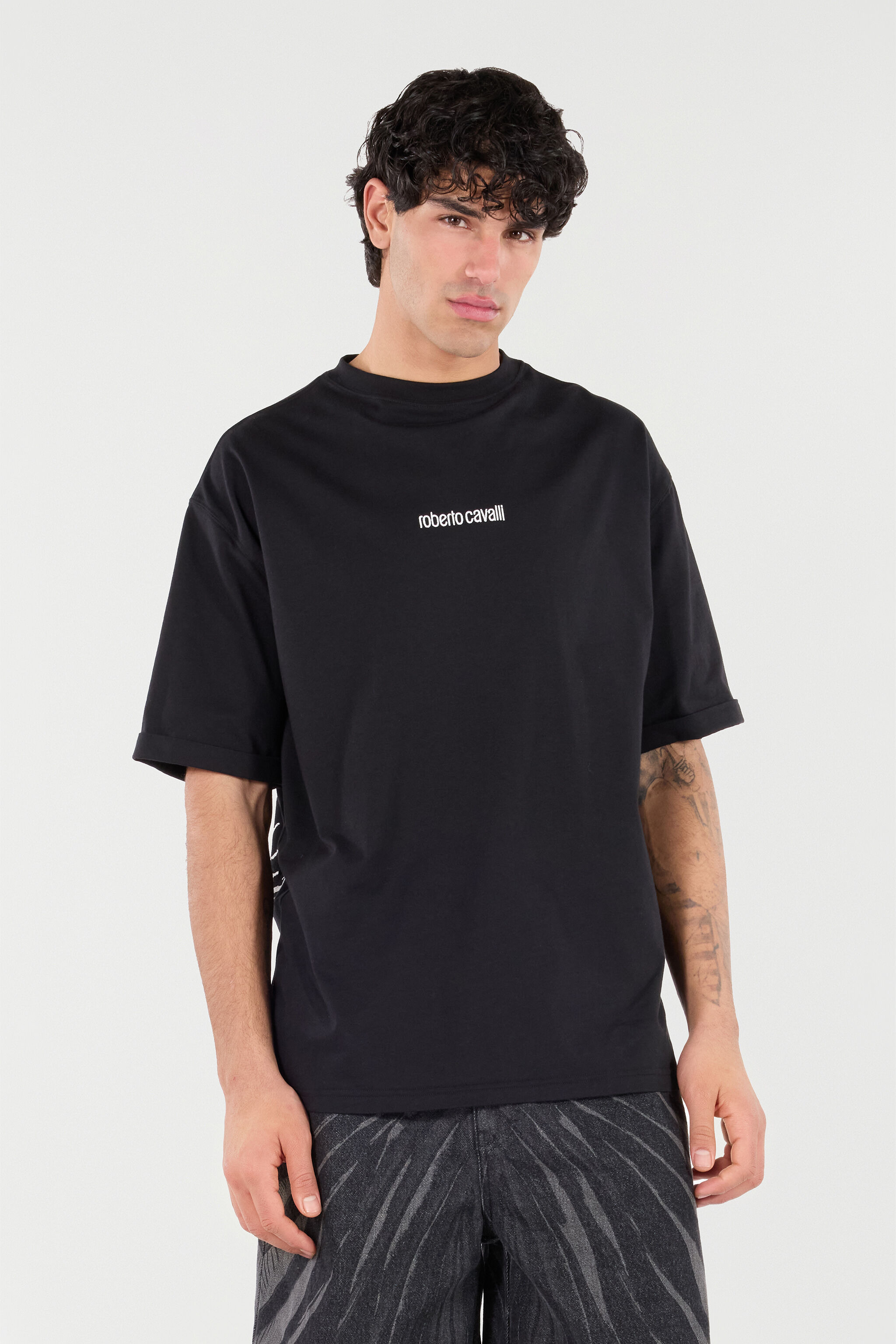 Cotton T-Shirt With Tigers And Logo - 3