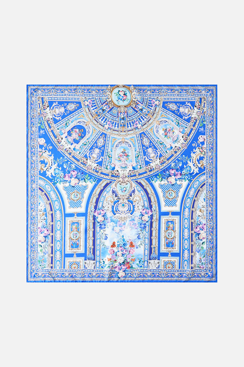 CAMILLA PRINTED SILK TWILL SQUARE SCARF outlook