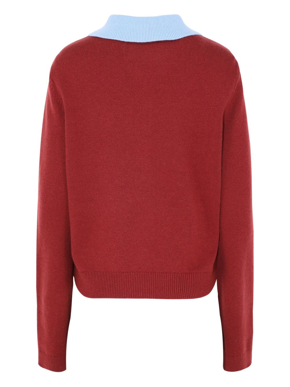 patch-pockets knitted polo top - 2