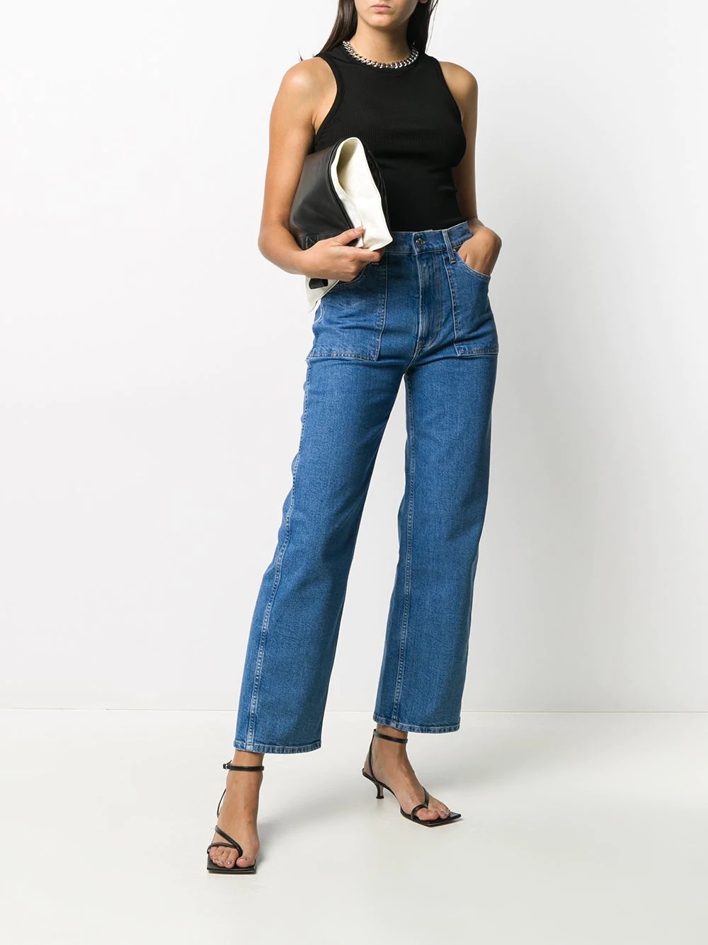 cropped Factory jeans - 2