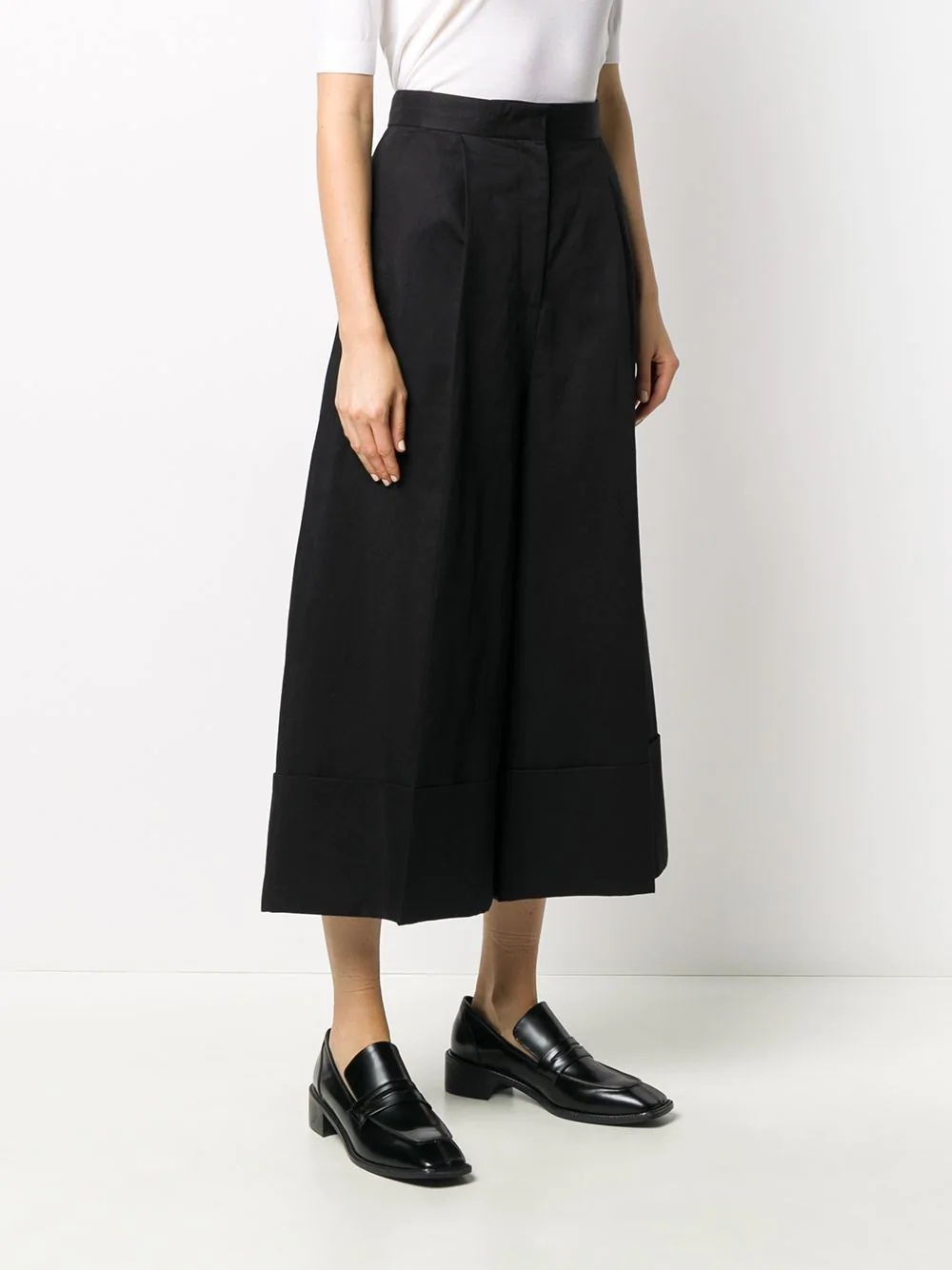 cropped culotte trousers - 3