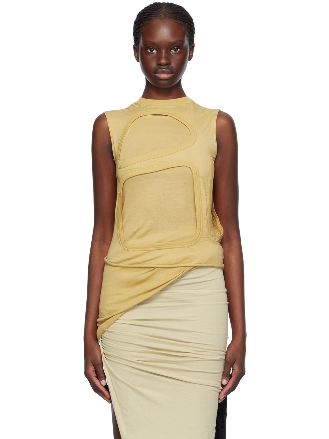 Yellow Membrane II Tank Top - 1