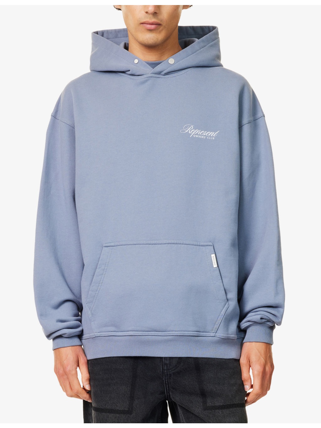 Owners Club Script Logo-Print Cotton Hoody - 3