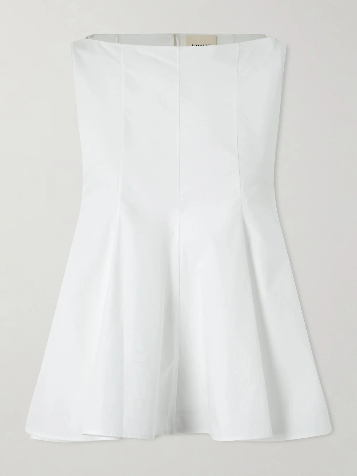 Marita Paneled Cotton-poplin Blouse - 1