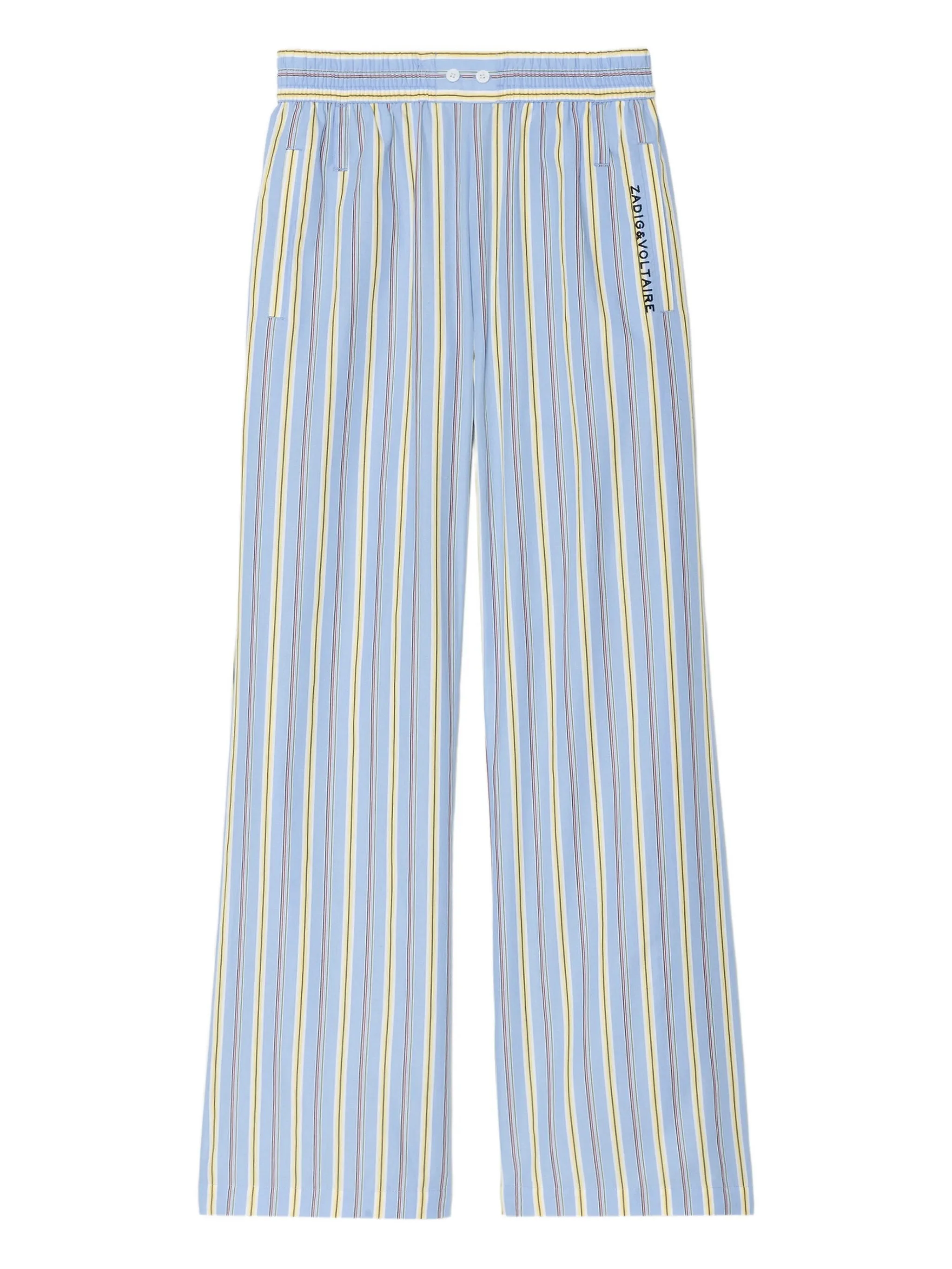 Zadig & Voltaire Logo-detail Striped Trousers - 1